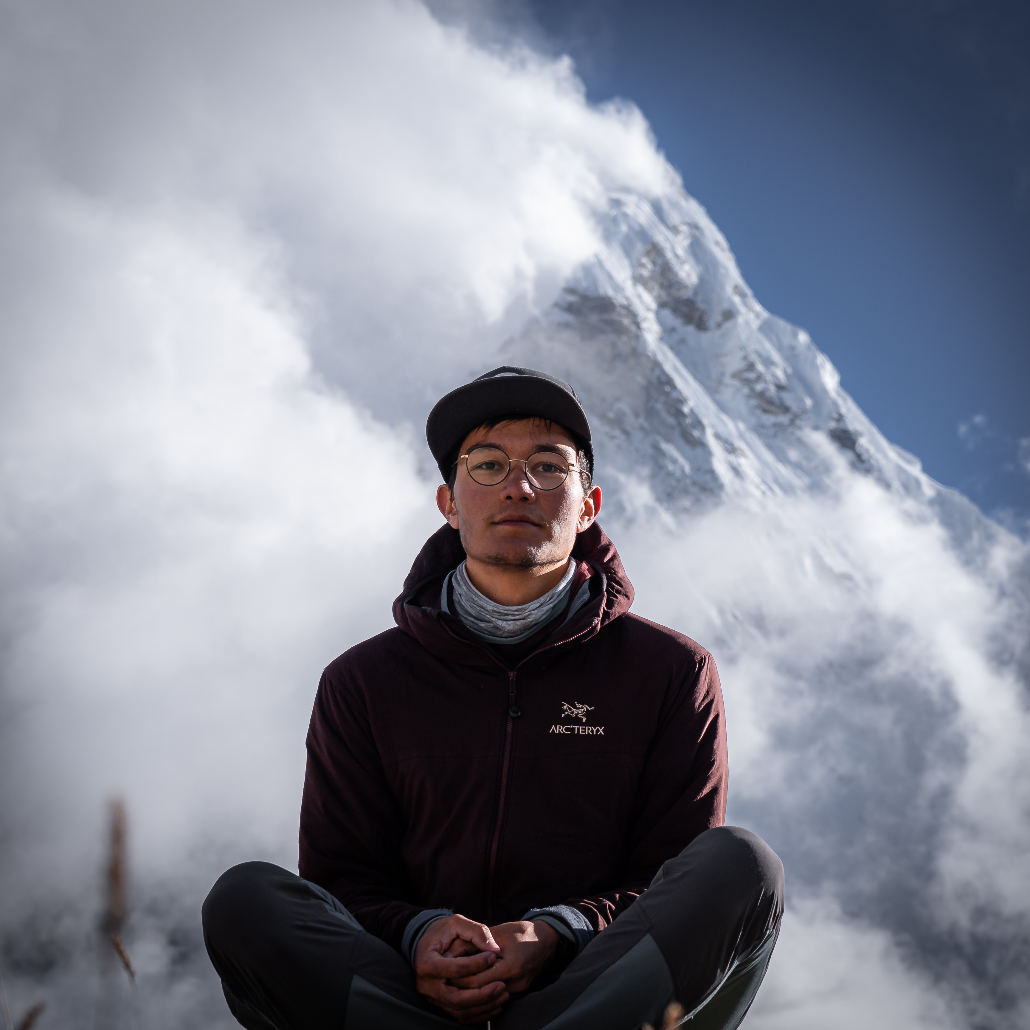 Bo in front of Ama Dablam