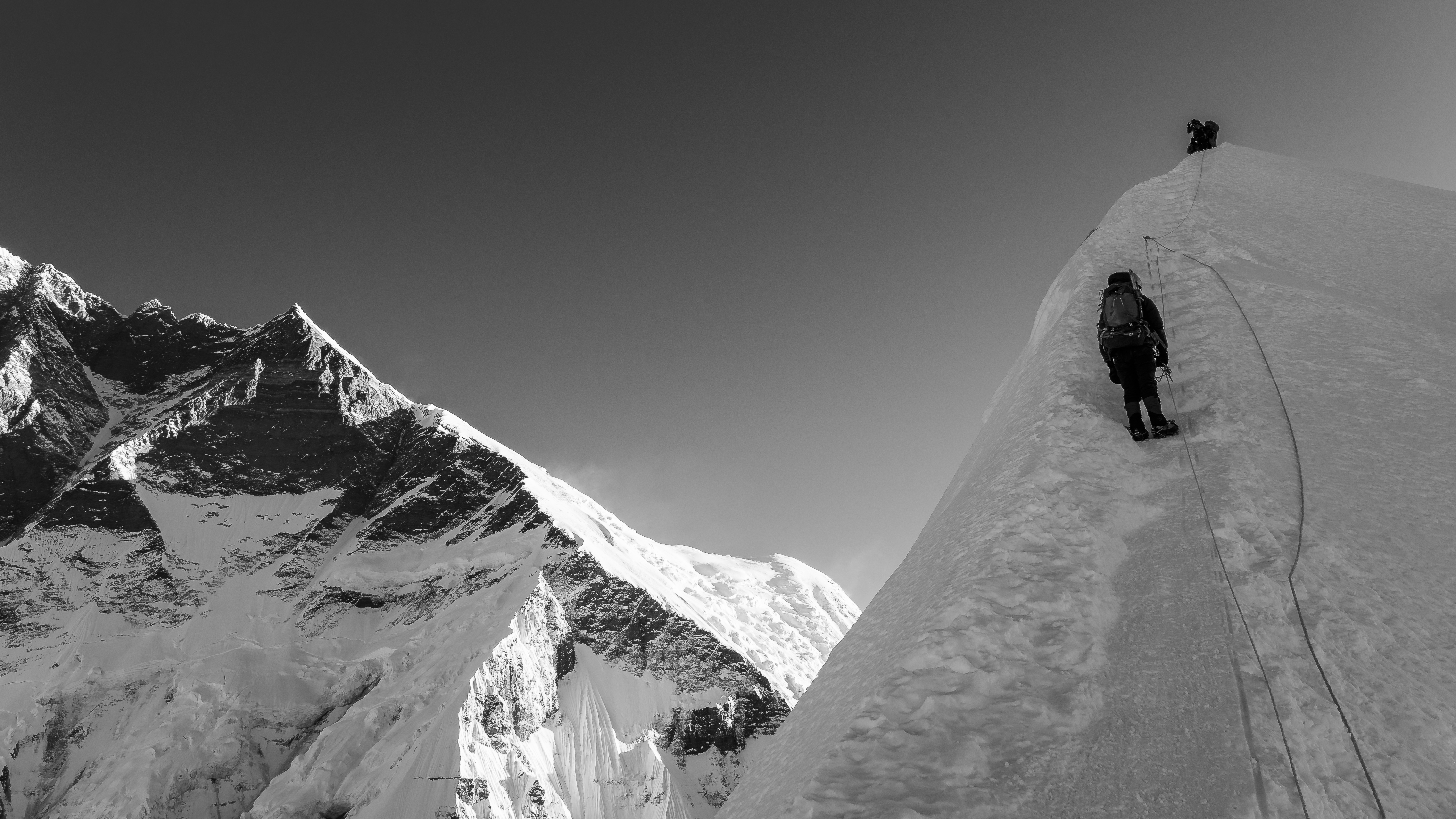 #width=100%;max-width=1200px;margin-left=auto;margin-right=auto; The thin summit of Island Peak gets you up close and personal with Lhotse.