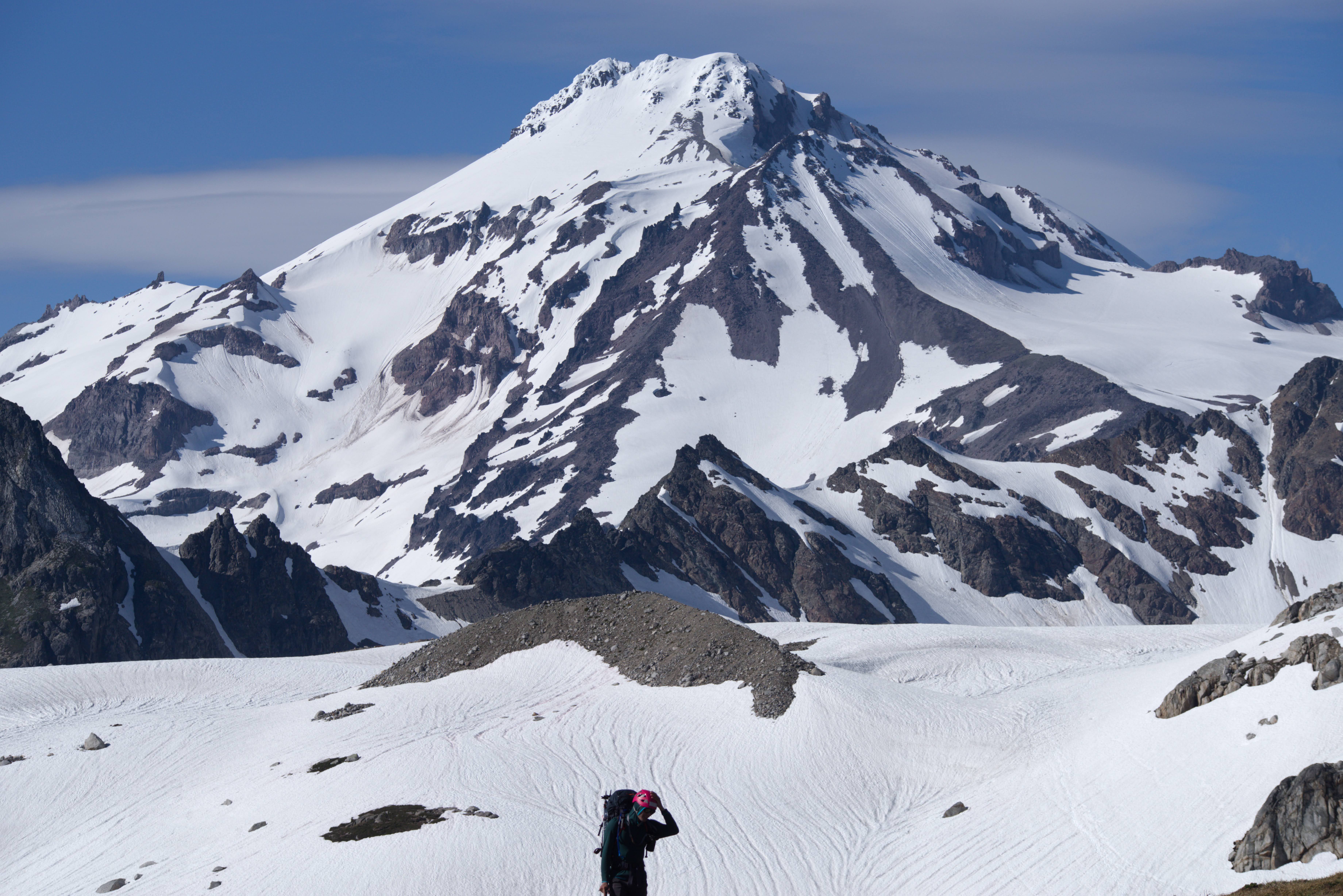 Struggling to comprehend the majesty of Dakobed from White Pass (pc: Jacob)